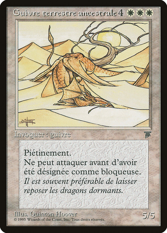 image Guivre terrestre ancestrale