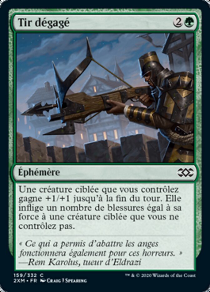 image Tir dégagé