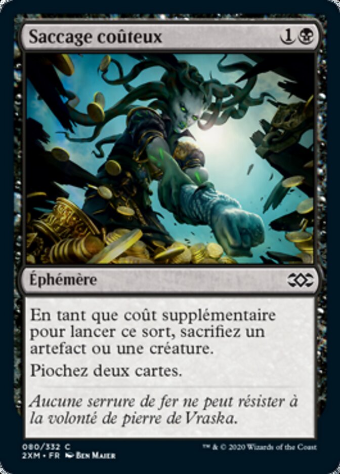 image Saccage coûteux