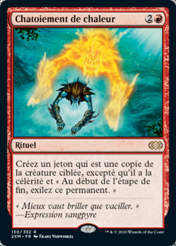 image Chatoiement de chaleur