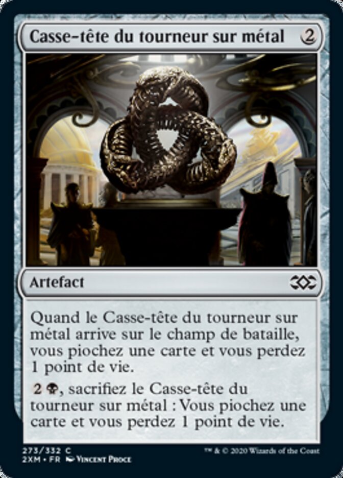 image Casse-tête du tourneur sur métal