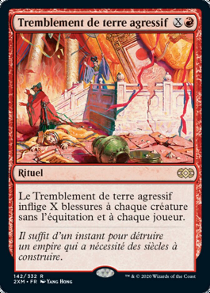 image Tremblement de terre agressif