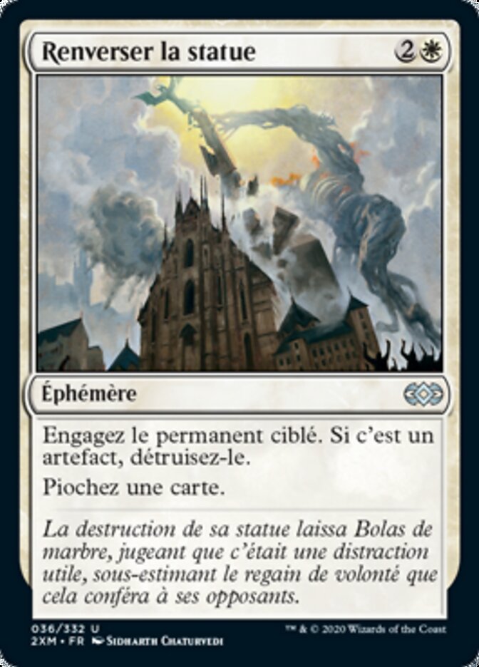 image Renverser la statue