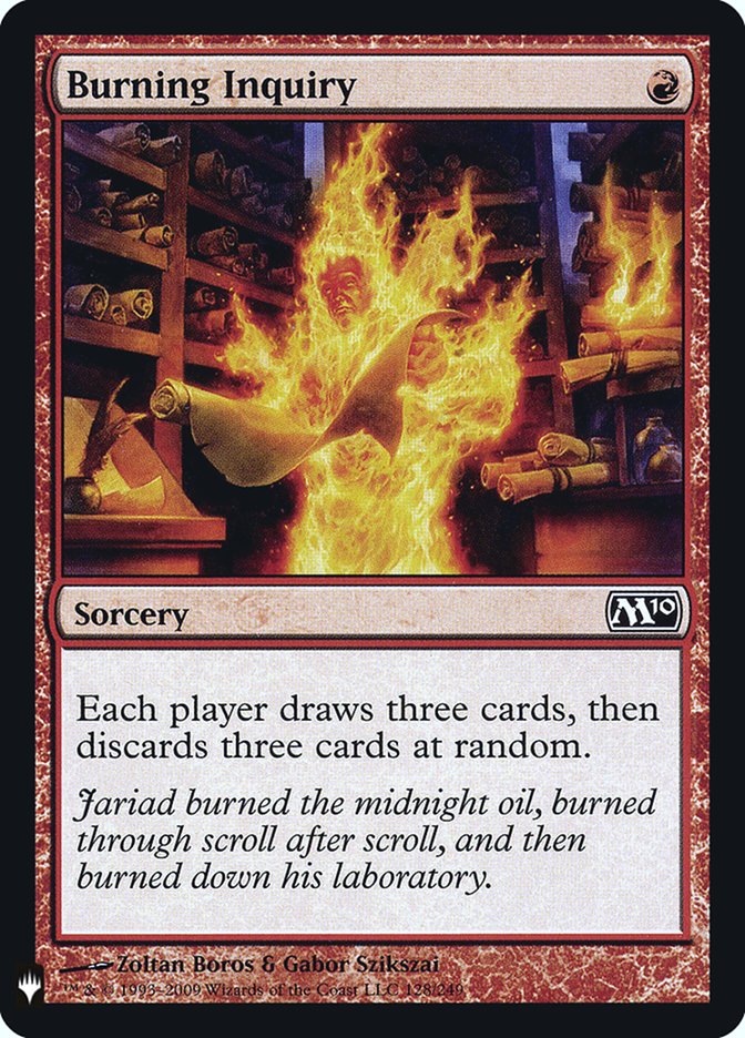 image Burning Inquiry