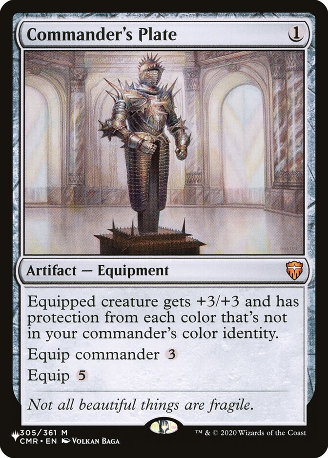 image Commander's Plate