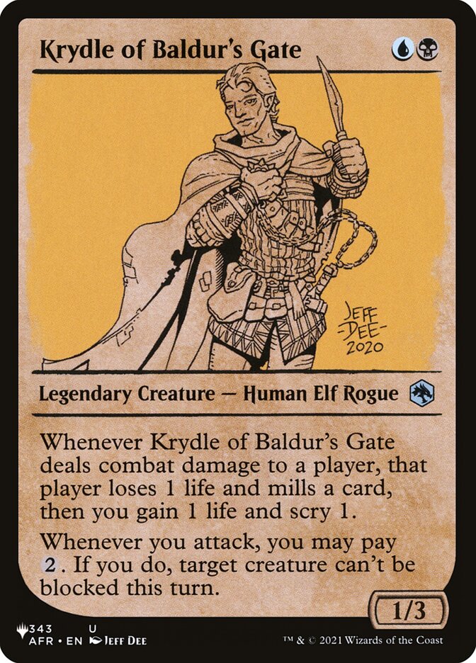 image Krydle of Baldur's Gate