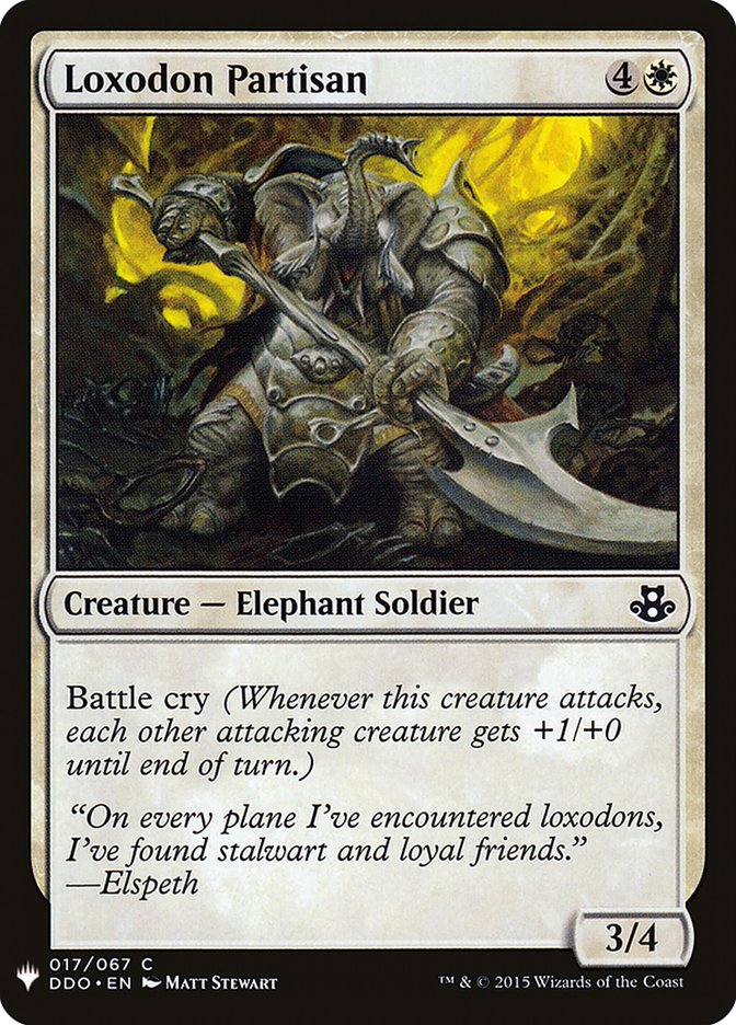 image Loxodon Partisan