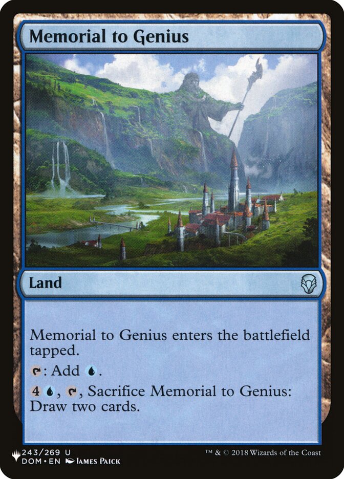 image Memorial to Genius