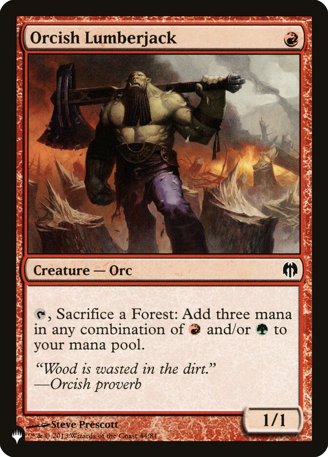 image Orcish Lumberjack