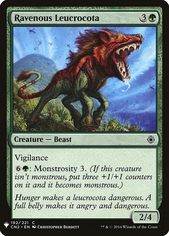image Ravenous Leucrocota