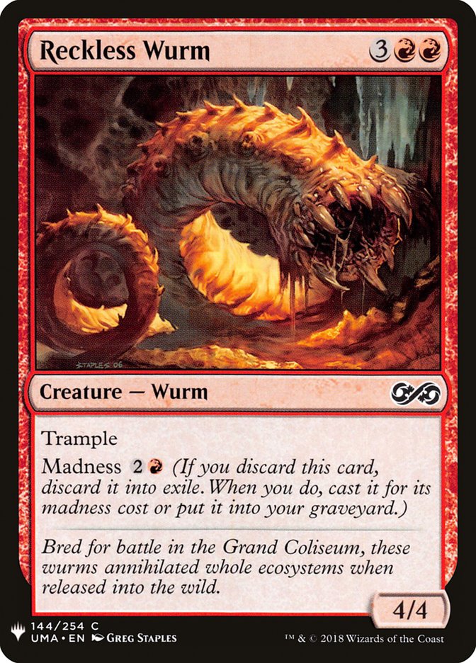 image Reckless Wurm