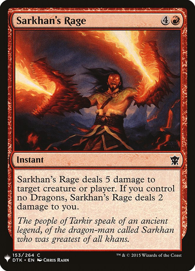 image Sarkhan's Rage