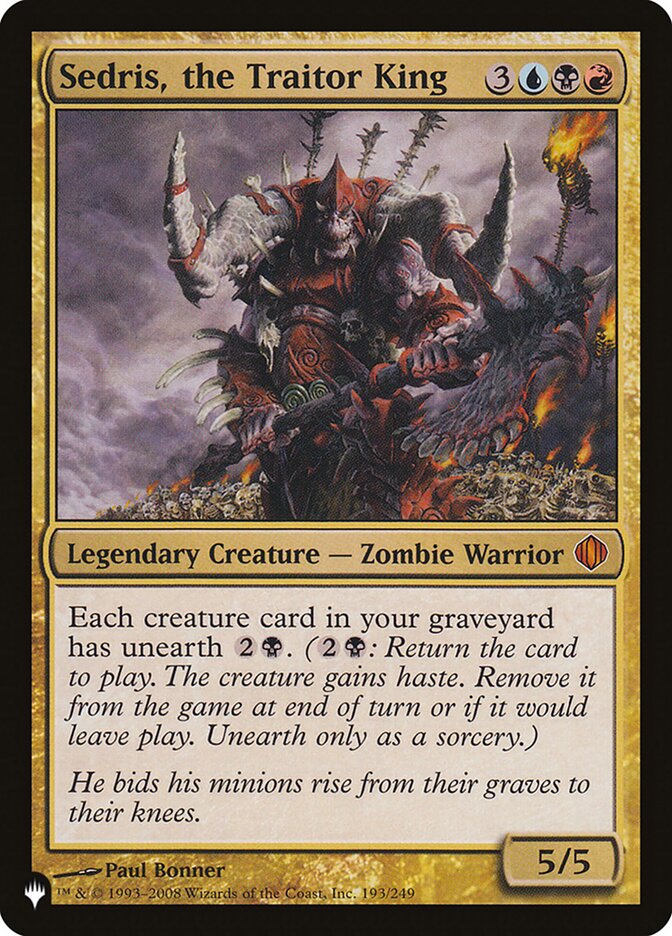 image Sedris, the Traitor King
