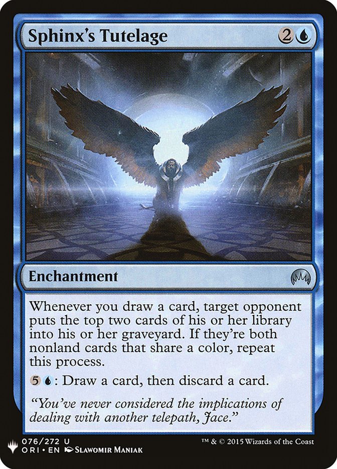 image Sphinx's Tutelage