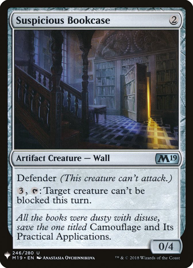 image Suspicious Bookcase
