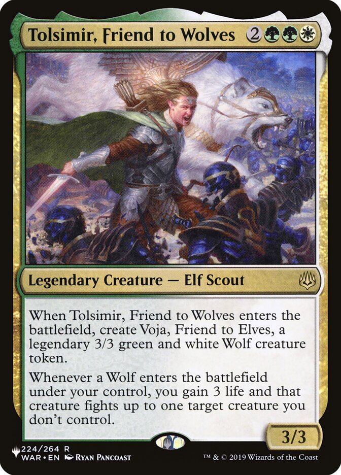 image Tolsimir, Friend to Wolves