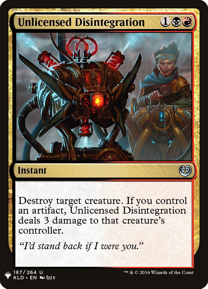 image Unlicensed Disintegration