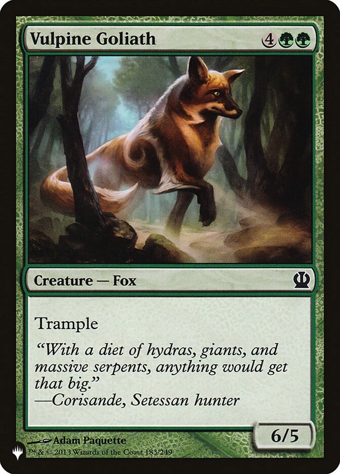 image Vulpine Goliath