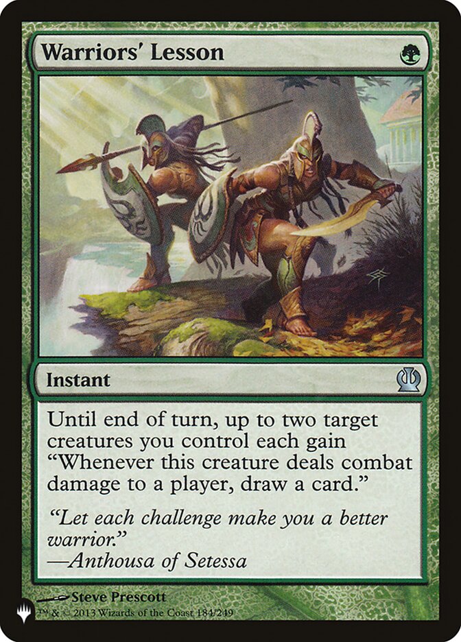 image Warriors' Lesson