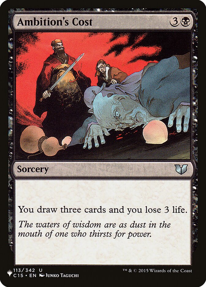 image Ambition's Cost
