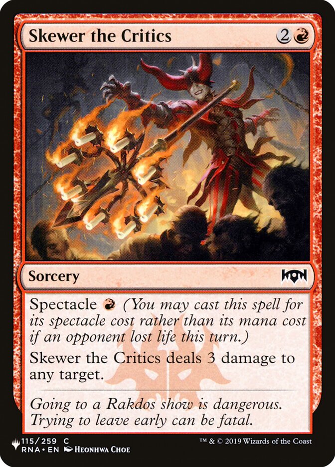 image Skewer the Critics