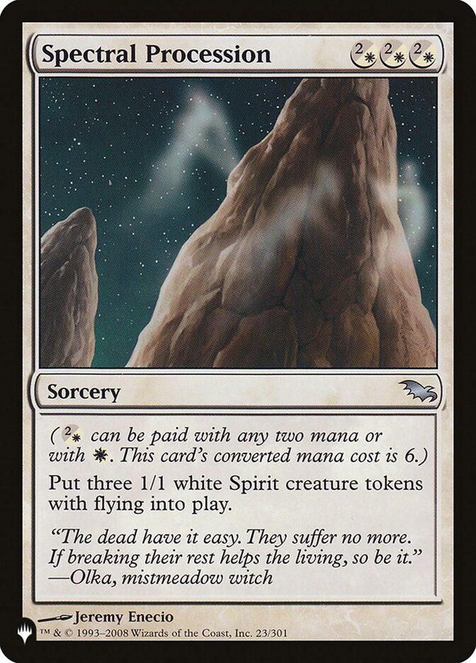 image Spectral Procession