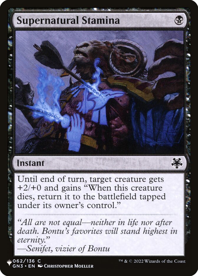 image Supernatural Stamina