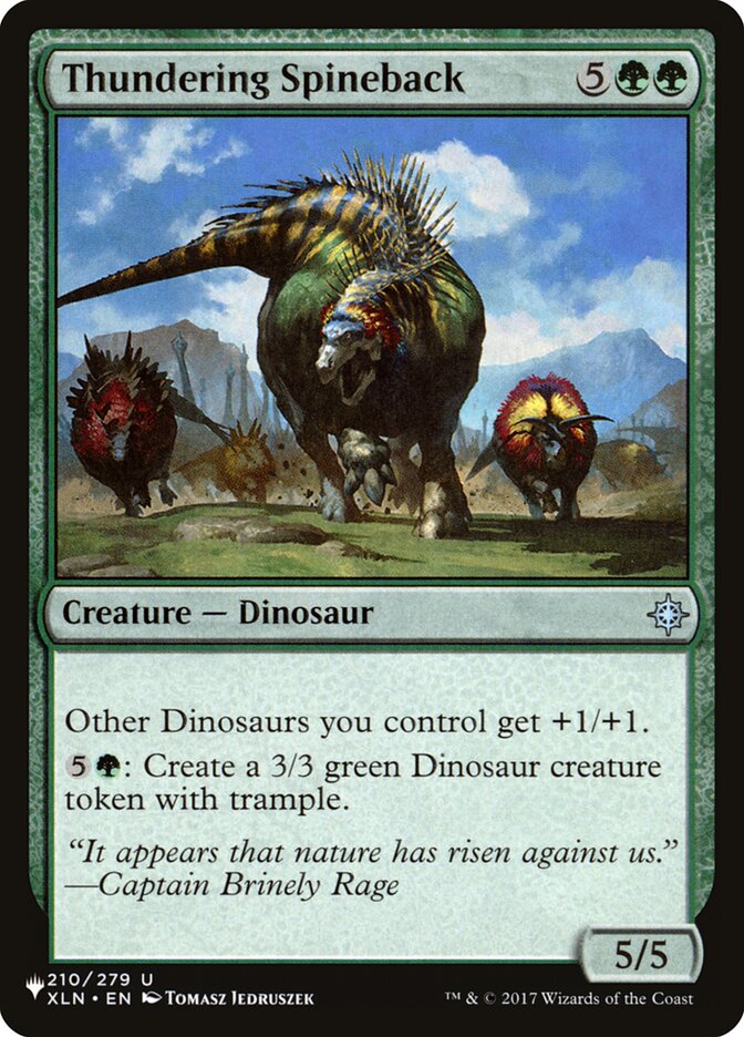 image Thundering Spineback