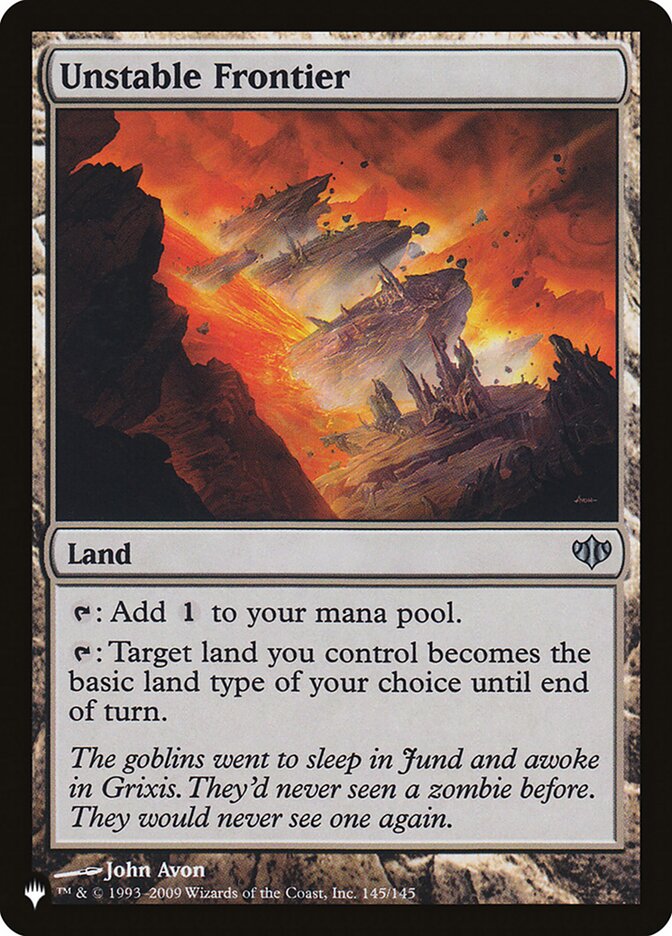 image Unstable Frontier