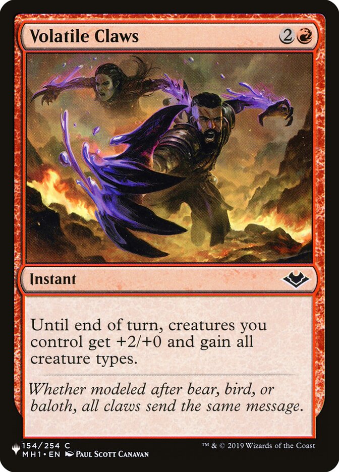 image Volatile Claws
