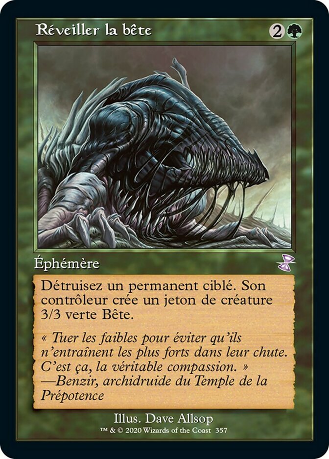 image Réveiller la bête