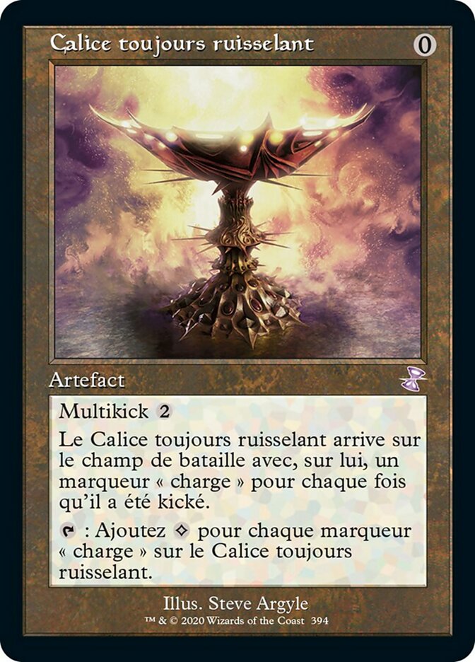 image Calice toujours ruisselant