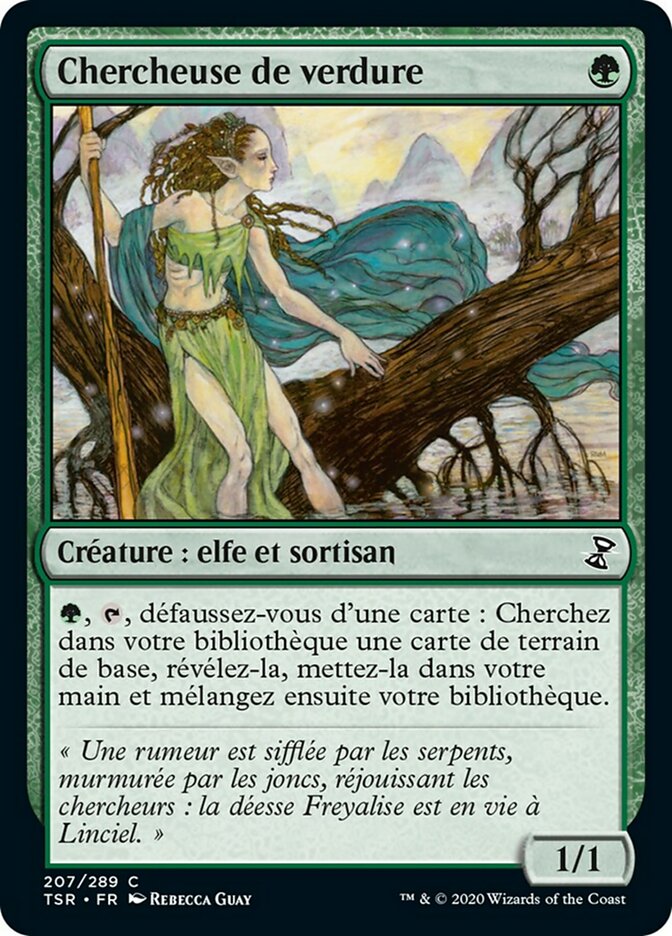 image Chercheuse de verdure