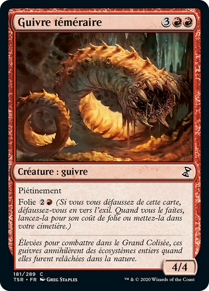 image Guivre téméraire