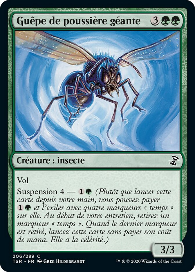 image Guêpe de poussière géante
