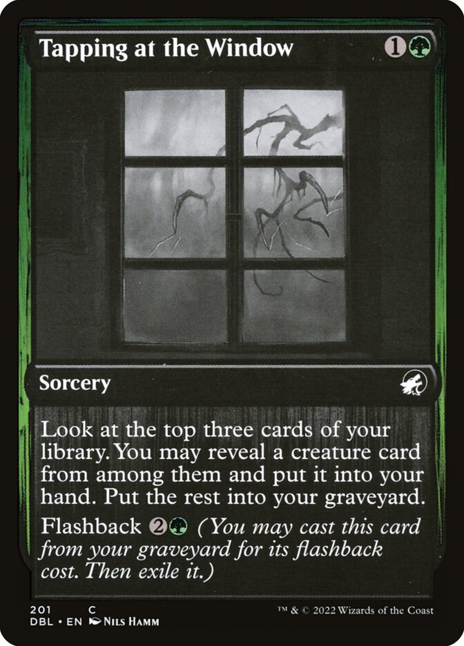 image Tapping at the Window