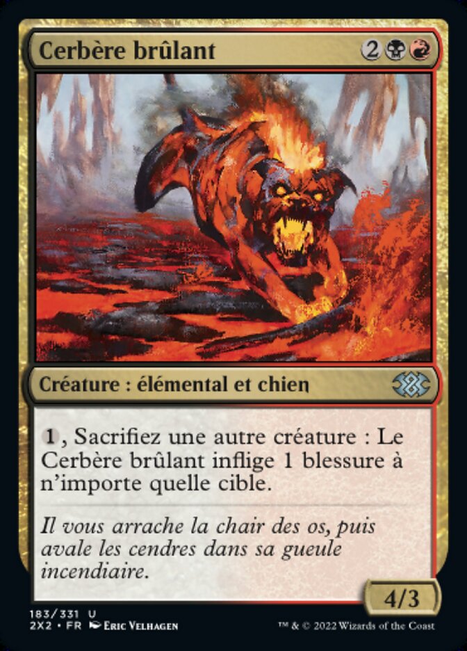 image Cerbère brûlant