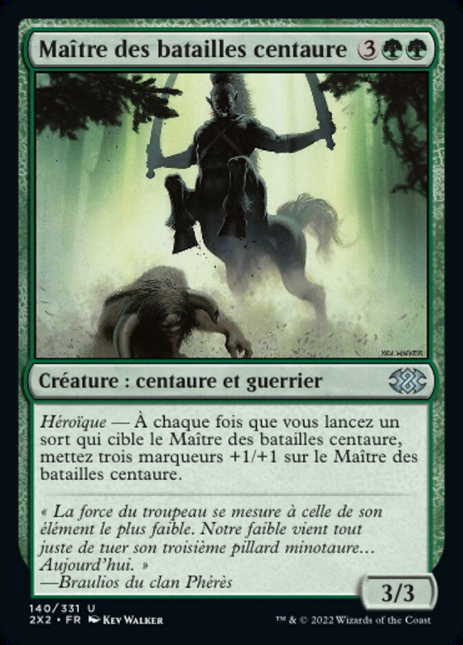 image Maître des batailles centaure