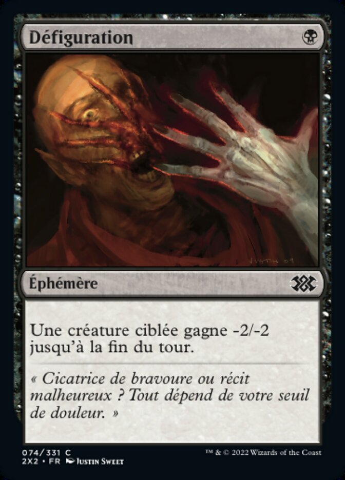 image Défiguration