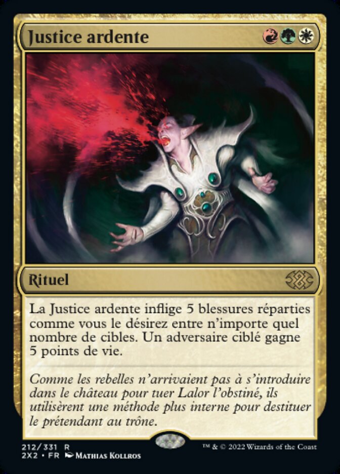 image Justice ardente