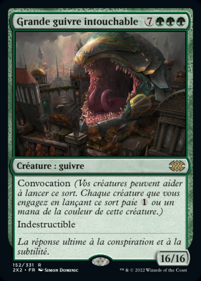 image Grande guivre intouchable