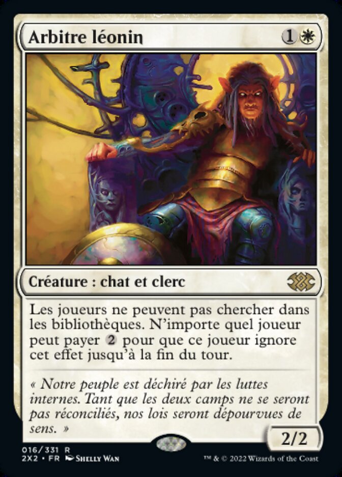 image Arbitre léonin