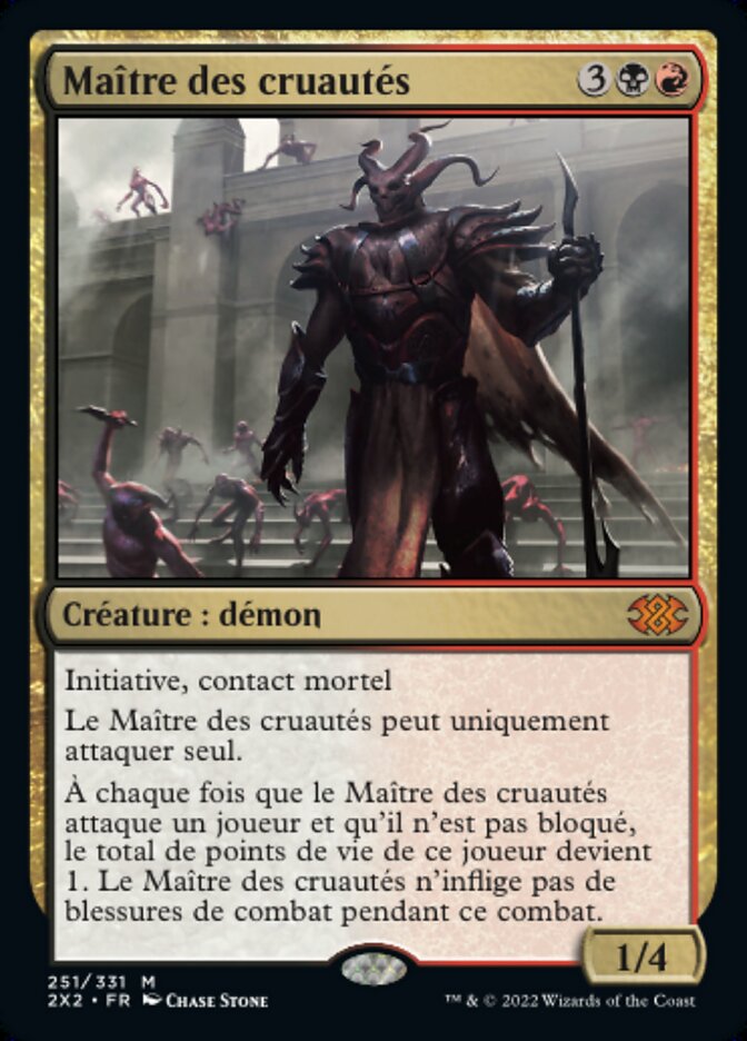 image Maître des cruautés