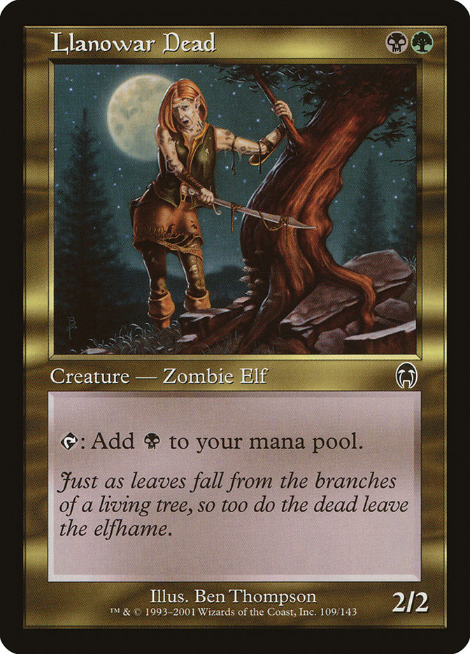 image Llanowar Dead
