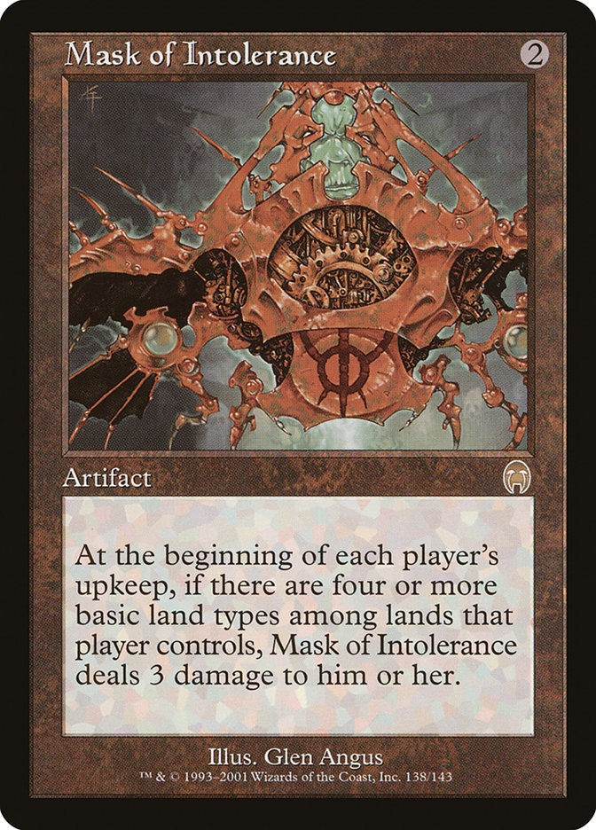 image Mask of Intolerance