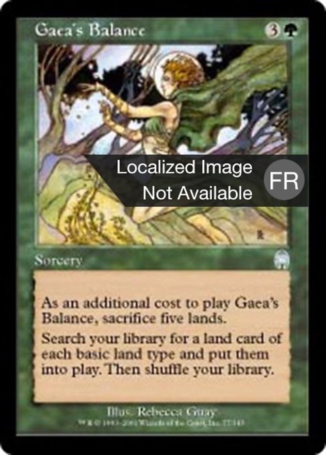 image Balance selon Gaia
