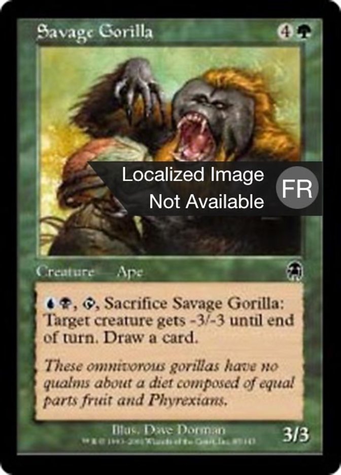 image Gorille sauvage