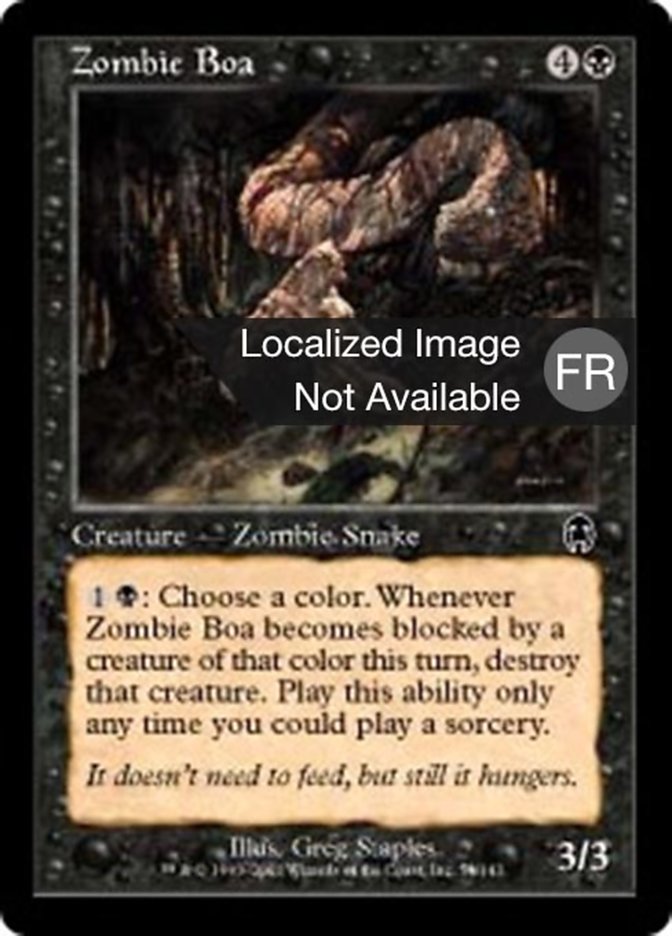 image Boa zombie