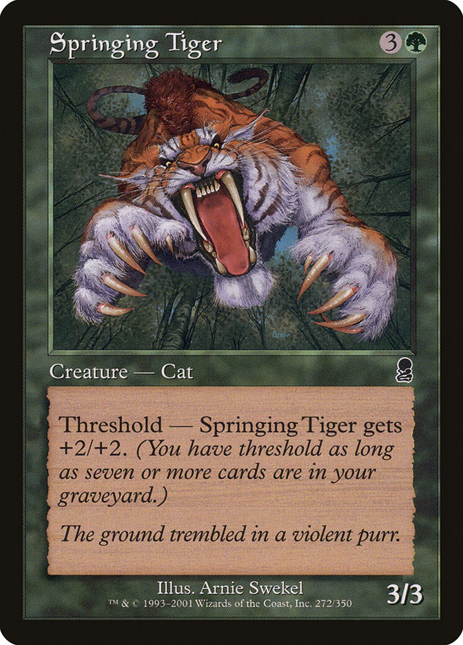 image Springing Tiger