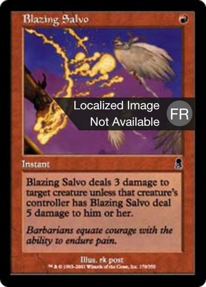 image Salve brûlante